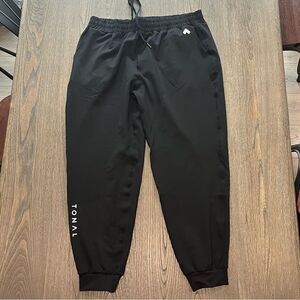 NWOT Tonal High Rise Athletic Jogger Pants Black Size 2X